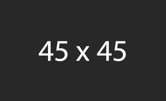 45x45